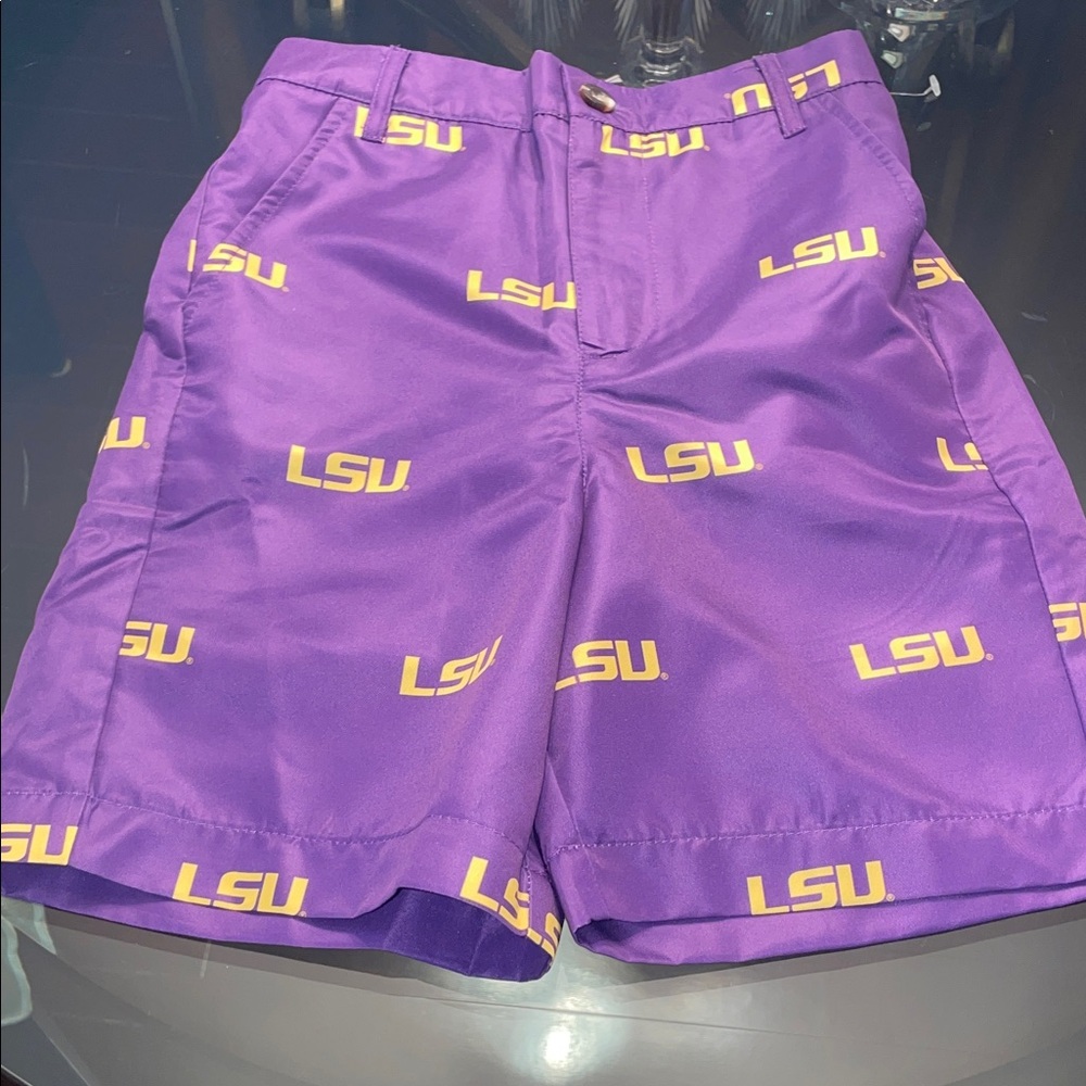 LSU Kids Purple Shorts - Size 6